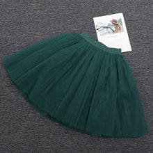 Load image into Gallery viewer, Puffy New Arrival 5 Layer Fashion Women Tulle Skirt Tutu Wedding Bridal Bridesmaid 2018 Overskirt Petticoat Lolita Saia